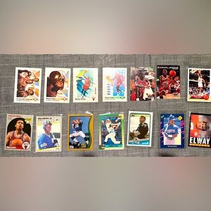 Selling my collection of basketball, baseball and football, cards.